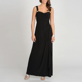 Betsy & Adam Womens Black Sleeveless Evening Gown Today $89.99 5.0