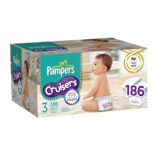 Cruisers   USA Diapers   Size 3, 186 Count