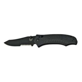 Benchmade 950SBK 1 Folding Knife, Tanto, 3 11/16 In L, Black
