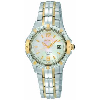 Seiko Womens Stainless Steel Coutura Watch Today $209.99