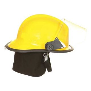 Fire Dex 911H712 Fire Helmet, Yellow, Modern