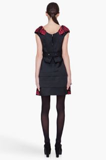 Marc Jacobs Red Metallic Paisley Lindsay Dress for women