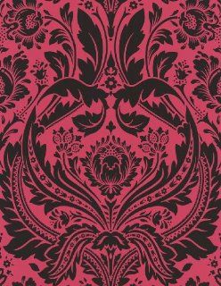 Graham & Brown 50 187 Desire Wallpaper, Hot Pink and Black   