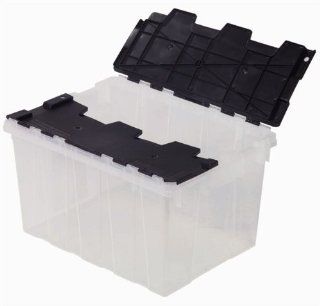 GSC 211512 Flip Top Tote Clear Base with Black Lid Home