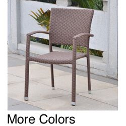 Barcelona Resin Wicker Outdoor Dining Chairs (Set of 4) Today $398.99