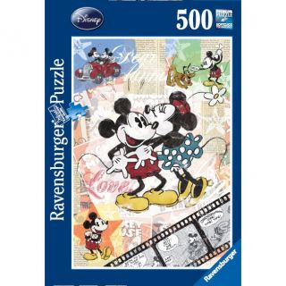 Ravensburger   Puzzle de 500 pièces Retro Mickey   Retrouve tes