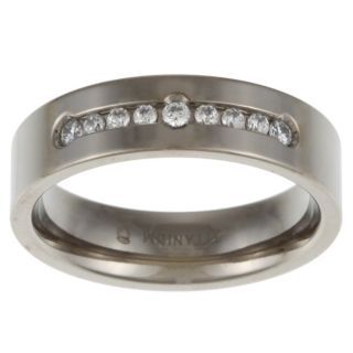 Titanium 1/4ct TDW Diamond Band Ring (G H, I2 I3) Today $214.99 5.0