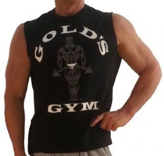 G191 Golds Gym Sleeveless Shirt TO logo Clothing
