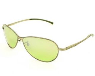 Police Sunglasses S 8001 G22 Metal Gun Green mirror