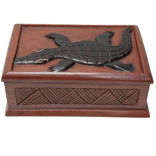 Wawa Wood Alligator Accent Box (Ghana) Today $49.99 5.0 (3 reviews