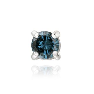 DB Designs Sterling Silver 1/4ct TDW Blue Diamond Stud Earring Today