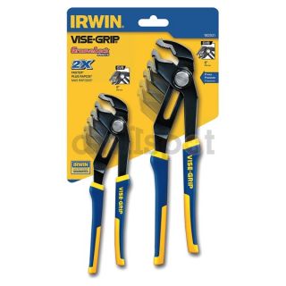 Irwin Vise Grip 1802531 Groove Lock Plier Set, 6 and 8 In., 2 Pcs