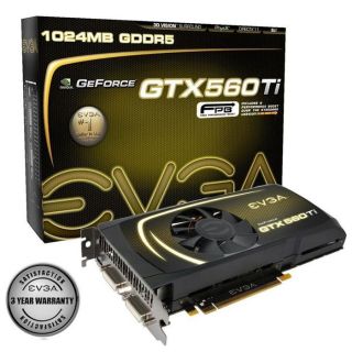EVGA GeForce GTX560 Ti FPB 1Go + 3DMark11   Achat / Vente CARTE