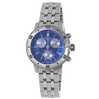Tissot Mens PRS 200 Blue Chronograph Dial Quartz Watch