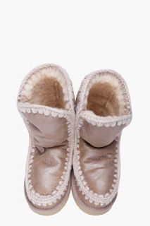 mou Taupe Sheepskin Eskimo 24 Boots for women