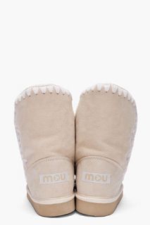 mou Cream Sheepskin Eskimo 24 Boots for women