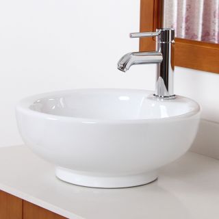 Elite Grade A Ceramic Round Vessel style Bathroom Sink Today: $99.99