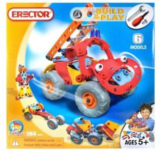 Erector Build & Play Fire Truck (196 pcs) Toys & Games