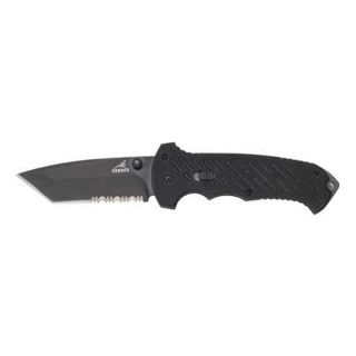 Gerber 31 000216 Folding Knife, Tanto, 3 13/16 In L, Black