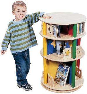Guidecraft Moon and Stars   Media Storage Carousel Home