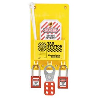 Master Lock S1601A Tag Station, Filled, 12 Components