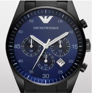 Emporio Armani Blue Dial Chronograph Mens Watch AR5921 Watches