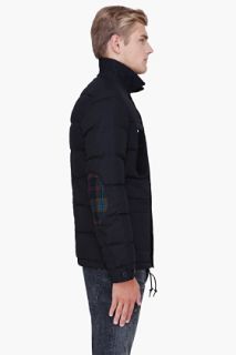 Junya Watanabe Black Padded Oxford Jacket for men