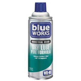 Blue Works 110245 Dry Lube, PTFE, Aerosol, 10 oz, H2 Rated