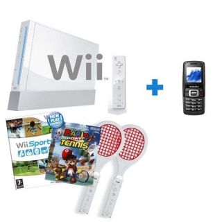 PACK CONSOLE Wii PACK SPORTS + MARIO POWER TENNIS   Achat / Vente WII