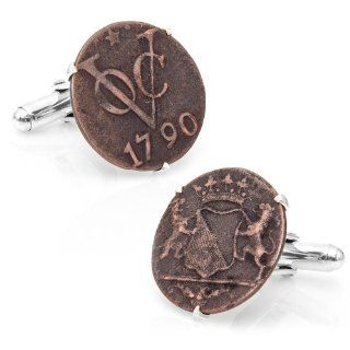 Dutch East India Trading Company Coin Cufflinks Tokens