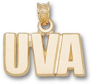 Virginia Cavaliers Block UVA Lapel Pin   14KT Gold