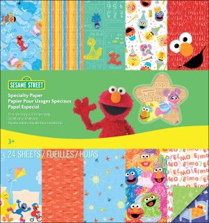 Sesame Street Double Sided Specialty Paper Pad 12X12 24 Sheets Today