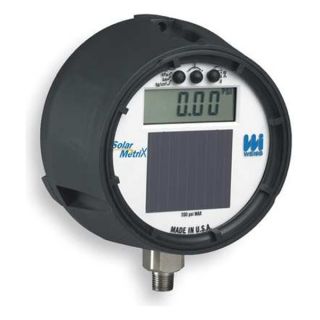 Weiss DUGY2 015 4L Digital Gauge, 30 In Hg VAC to 15 Psi