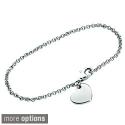 Sterling Silver Heart Charm Bracelet Today: $34.99   $39.99