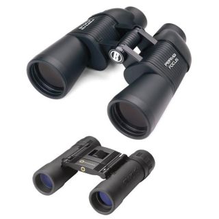 Bushnell PermaFocus 10x50mm Binocular with Simmons 10x25mm Compact