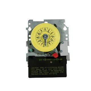 Intermatic T104M201 24 Hour Mechanical Timer with Heat Protection DPST
