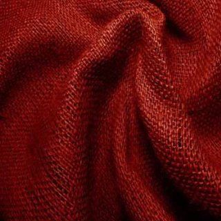 Sultana Burlap Fabric 20 Yard Bolt 406502 Red: Home