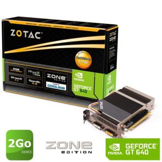 Zotac GT640 Zone 2Go DDR3   Achat / Vente CARTE GRAPHIQUE Zotac GT640