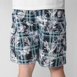 Island Joe Mens Navy Floral Print Swim Shorts