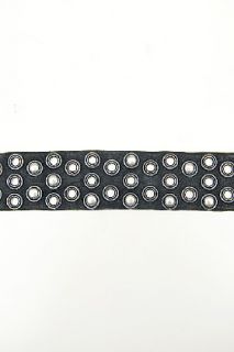 Diesel Circleo Black Leather Belt for men