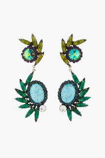 Dannijo Turquoise Multicolor Handmade Radley Earrings for women