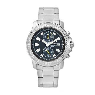 Seiko Mens SNN197P1 Stainless Steel Analog with Blue Dial Watch