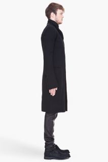 Gareth Pugh Black Draped detail Suit Coat for men