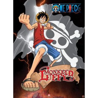 Poster   One Piece Luffy lightning 52x38cm   Achat / Vente TABLEAU