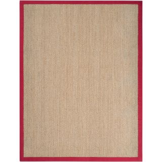 Hand woven Red Flawless Seagrass Rug (8 x 10) Today $344.99 Sale $