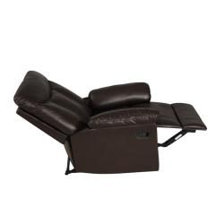 ProLounger Wall Hugger Coffee Brown Renu Leather Recliners (Set of 2
