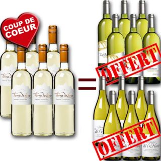 achetées  18 OFFERTES Vin Blanc F. Lurton   Achat / Vente VIN