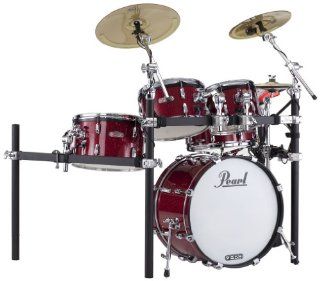 Pearl EPLX205P/B ePro Electronic Drum Set   Red Glass