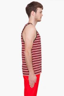 Marc By Marc Jacobs Undergrad Striped Tank Top for men