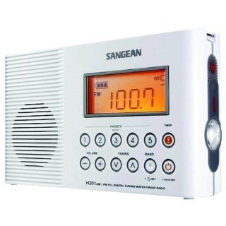 SANGEAN H201 PORTABLE WATER RESISTANT RADIO: GPS